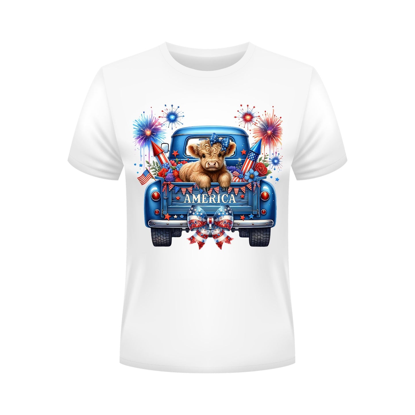 Highland Cow Truck