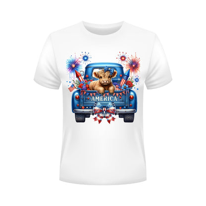 Highland Cow Truck