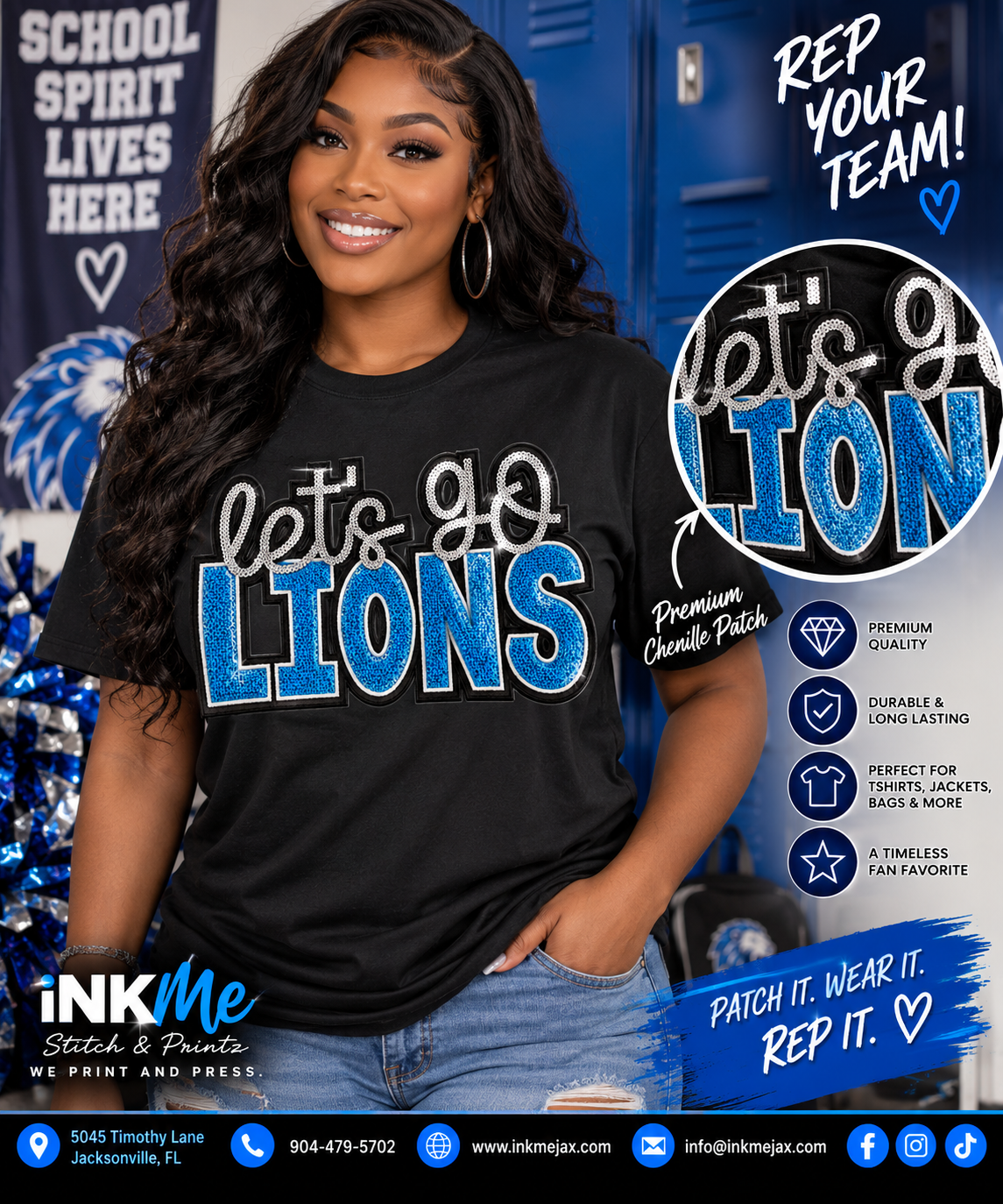 Lions Sequin