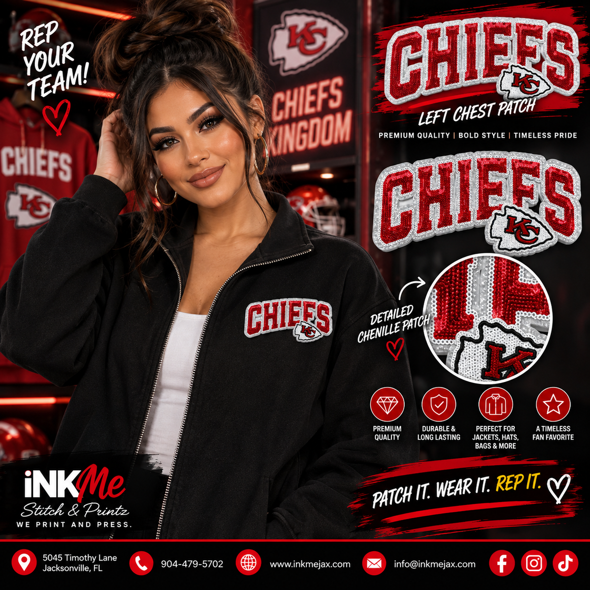 Chiefs Sequin