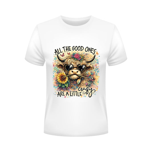 Funny Crazy Highland Cow Sarcastic