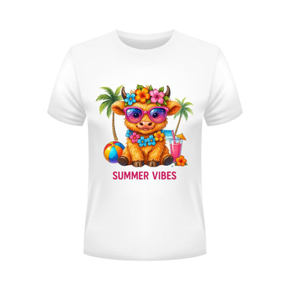 Highland Cow Summer Vibes