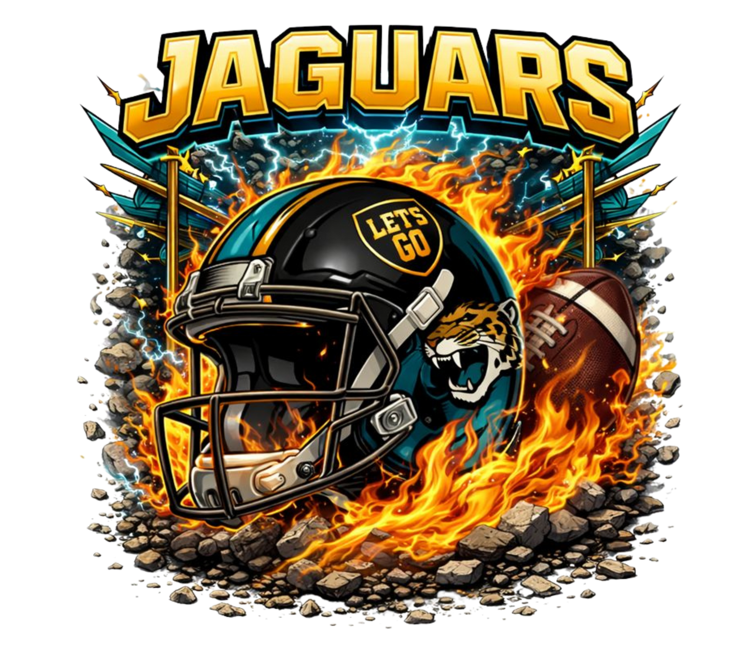 Jag Helmet Lets Go