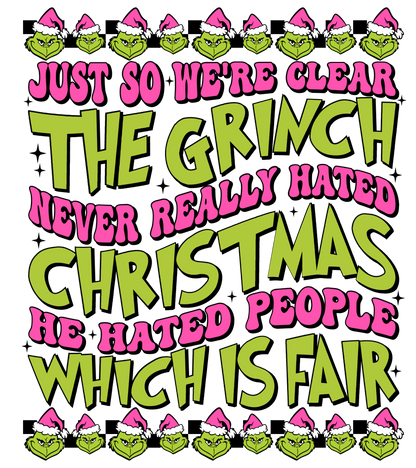 Just So We're Clear...