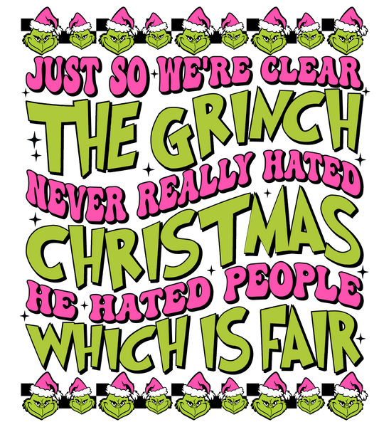 Just So We're Clear...