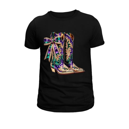 Mardi Gras Rhinestone Boots