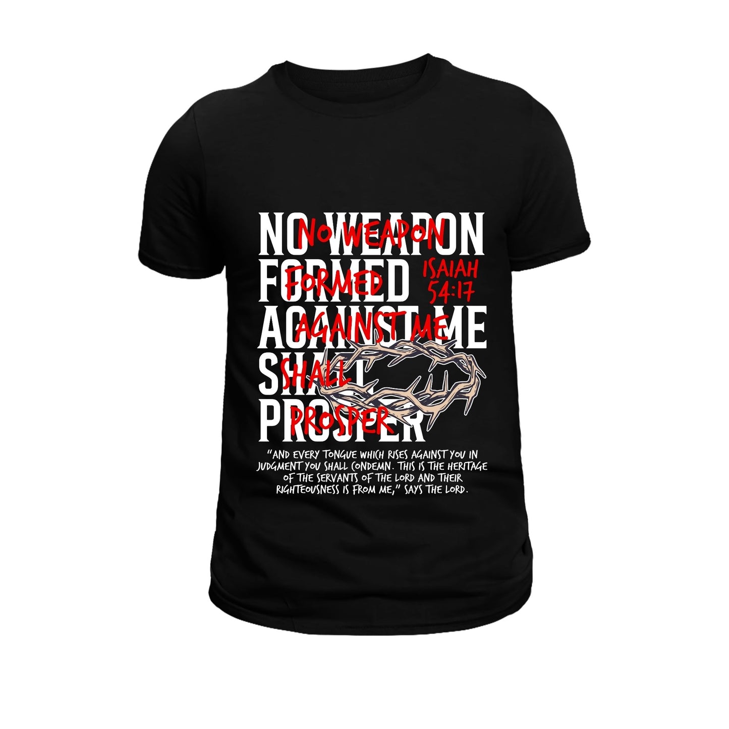 No Weapon Formed Against Me Shall Proster