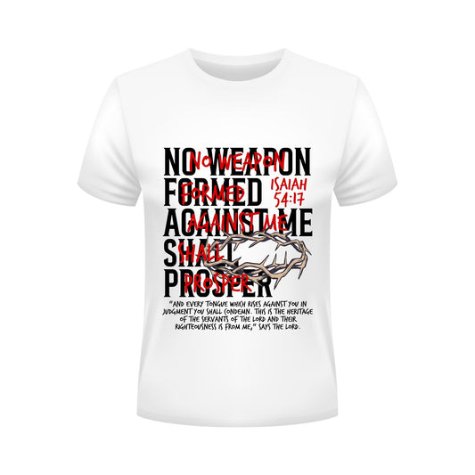 No Weapon Formed Against Me Shall Proster