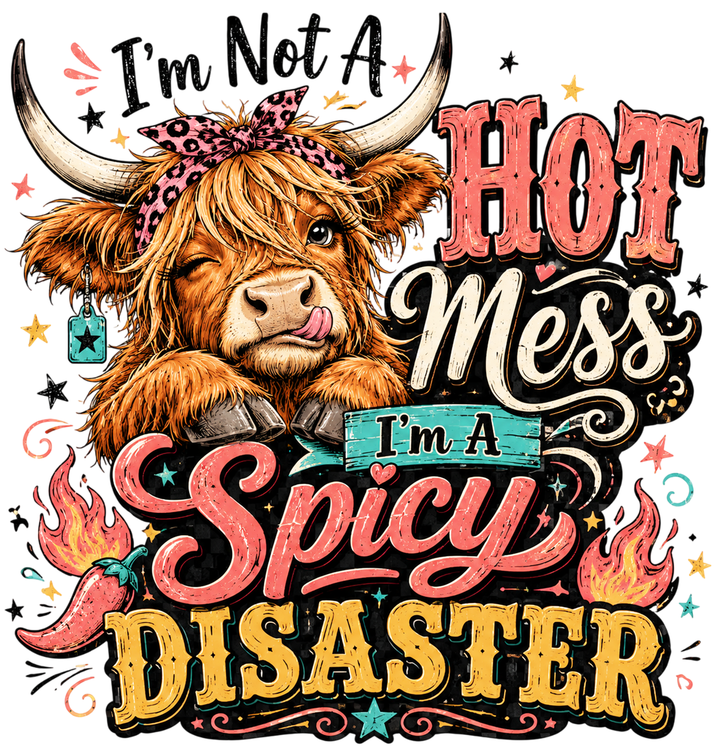 Sarcastic Highland Cow Png Funny Cow