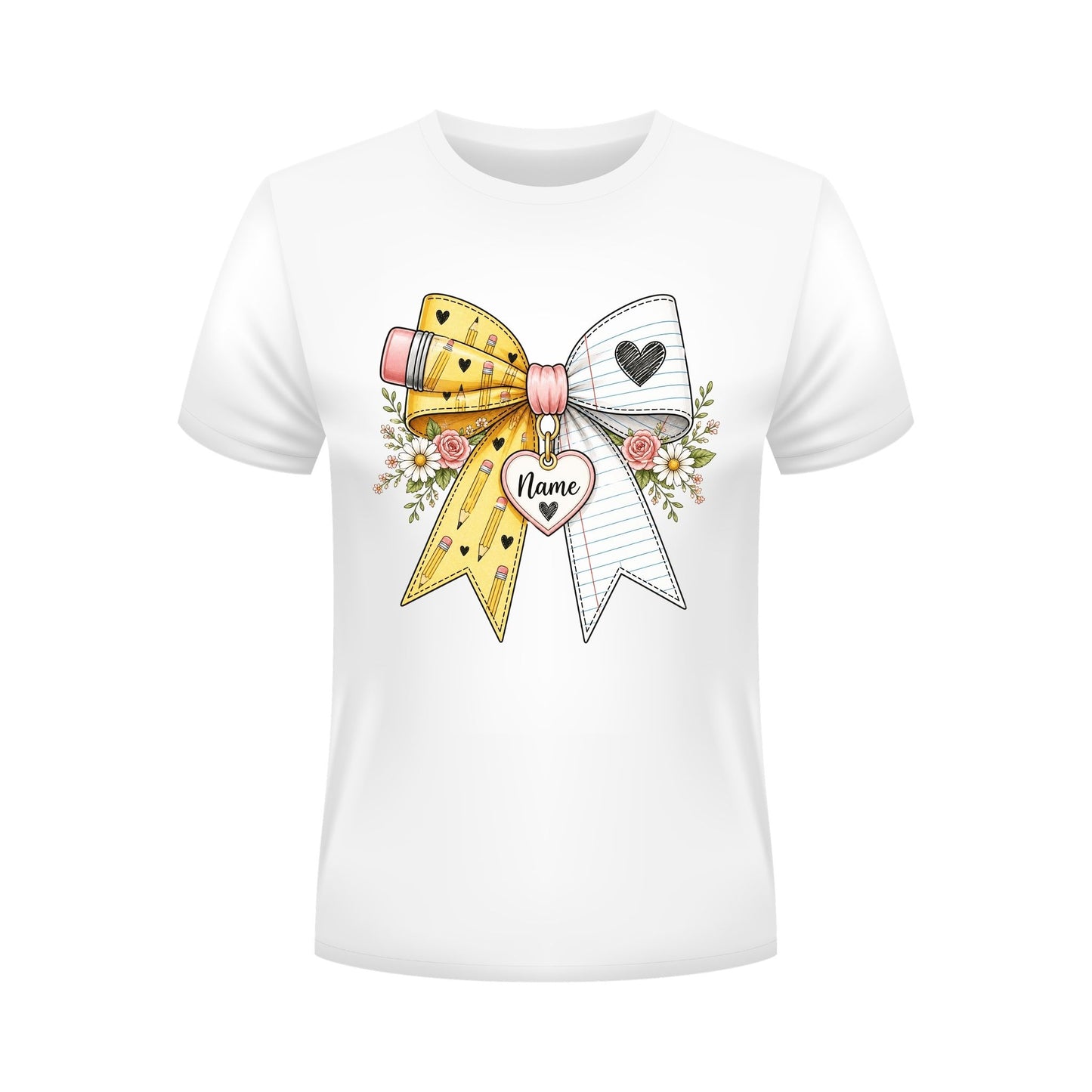Teacher Pencil Paper Bow