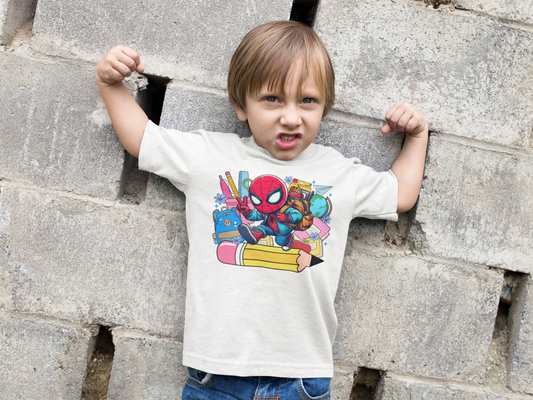 Cartoon Character Back To School - Spider